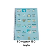 CİNNAMOROLL DEFTER SETİ,CİNNAMOROLL ÇİZGİLİ DEFTER,KARALİ DEFTER - 3