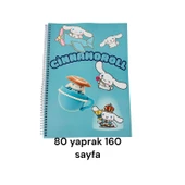 CİNNAMOROLL DEFTER SETİ,CİNNAMOROLL ÇİZGİLİ DEFTER,KARALİ DEFTER - 2