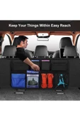 8 Cepli Araba Koltuk Arkası Koltuk Organizer Araba Koltuk Filesi Oto İçi Aksesuar thumbnail 3