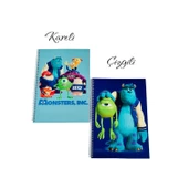 SEVİMLİ CANAVARLAR DEFTER SETİ,DEFTER,KARELİ DEFTER,ÇİZGİLİ DEFTER, - 1