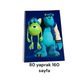 SEVİMLİ CANAVARLAR DEFTER SETİ,DEFTER,KARELİ DEFTER,ÇİZGİLİ DEFTER, - 2