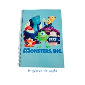SEVİMLİ CANAVARLAR DEFTER SETİ,DEFTER,KARELİ DEFTER,ÇİZGİLİ DEFTER, - 3