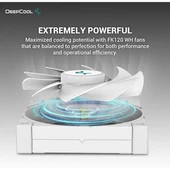 DEEPCOOL 240MM LT520-WH ARGB AM5-1700P SIVI SOĞUTMALI İŞLEMCİ FANI BEYAZ thumbnail 3