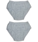 2 Adet Erkek % 100 Pamuk Önyıldız Kom Slip - 3