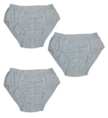 3 Adet Erkek % 100 Pamuk Önyıldız Kom Slip - 3