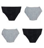 4 Adet Erkek % 100 Pamuk Önyıldız Kom Slip - 2