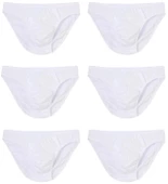 6 Adet Erkek % 100 Pamuk Önyıldız Kom Slip - 6