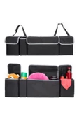 Araç Bagaj Organizer 4 Cepli Bagaj Düzenleyici Oto Bagaj Çantası thumbnail 2