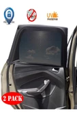 2adet Araba Yan Cam Perdesi Oto Arka Perde Araç Güneşlik Bebek Çocuk Bebe Örtü Cam Çorabı Filmi - 1
