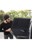 2 Adet Oto Perde Araç Yan Cam Güneşlik Arka Koltuk Güneş Koruyucu 2 Adet - 4