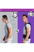 Inndream Unisex Siyah Çift Balenli Duruş Düzeltici Bel Sırt Omuz Destekleyici Korse thumbnail 4