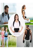 Çift Balenli Bel Ve Sırt Korsesi Dik Durus Spor Bel Sırt Omuz Kambur Önleyici Korse thumbnail 3