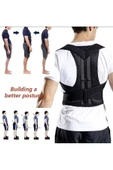 Çift Balenli Dik Durus Korsesi Bayan Erkek Bel Sırt Dik Durmak Için Korse thumbnail 4