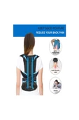 Medikal Unisex Çift Balenli Dik Duruş Korsesi Kifoz Skolyoz Korsesi Omuz Sırt Bel Korsesi thumbnail 1