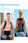 Unisex Balenli Dik Durmayı Sağlayan Sırt Bel Korsesi Kamburluk Önleyici Dik Duruş Korsesi thumbnail 3