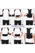 Çift Balenli Dik Duruş Korsesi Spor Bel Sırt Omuz Kamburluk Önleyici Korse thumbnail 3