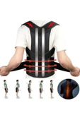 Çift Balenli Dik Duruş Korsesi Spor Bel Sırt Omuz Kamburluk Önleyici Korse thumbnail 4