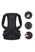 Dik Duruş Korsesi Unisex Siyah Dik Durmak Için Kamburluk Medikal Önleyici Ortopedik Sırt Korse thumbnail 5