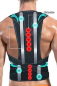 Ortopedik Dik Duruş Korsesi Balenli Manyetik Kamburluk Önleyici Korse Erkek Sırt Korsesi thumbnail 1