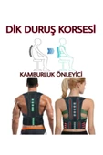 Ortopedik Kamburluk Önleyici Balenli Manyetik Unisex Dik Duruş Korsesi thumbnail 1