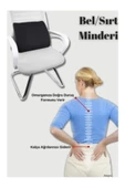 Tam Ortopedik Sırt Minderi Bel Yastığı Destek Dik Duruş Desteği - 3
