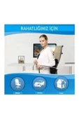 Lux Ortopedik Sırt Minderi Araç Koltuk Sandalye Bel Yastığı Bel Desteği Bel Minderi Bel Minderi thumbnail 2