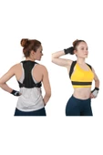 Kamburluk Önleyici Yeni Model Balenli Spor Dik Duruş Korsesi Bel Omuz Sırt Kemeri Aparat thumbnail 3