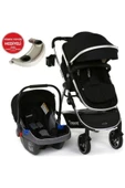 City Seyahat Sistem Bebek Arabası 3 In 1 Siyah Silver - 2