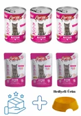 Tavuklu Yavru Yaş Konserve 400 Gr Ve Tavuklu Yavru Pouch 85 Gr - 3'er Adet - 1