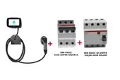 Wallbox Commander 2 22 Kw 5 Metre Kablolu Elektrili Araç Şarj İstasyonu+Abb Basıc 3X40 Amper Sigorta +40 Amper Kaçak Akım Rolesi - 1