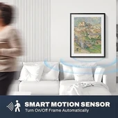 Arktronic 16.7 Inc Büyük Dijital Resim Çerçevesi WiFi, 32 GB 1280x960 HD -Siyah - 2