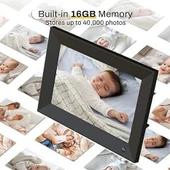 Arktronic 10.1 Inc akıllı WiFi dijital fotoğraf çerçevesi 32GB 1280x800 IPS - 3