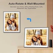 Nethgrow Büyük Dijital Resim Çerçevesi 17 Inc Wifi 32GB 1280x960 IPS Ekran - 4