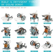 Kidwill Çocuklar İçin 14'ü 1 Arada Güneş Enerjili Robot Eğitim Seti - 2