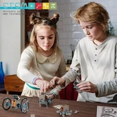 Kidwill Çocuklar İçin 14'ü 1 Arada Güneş Enerjili Robot Eğitim Seti - 4