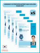 Dermal Sıkılaştırıcı, Nemlendirici, Arındırıcı Aqua Kolajen Maske 23gr 5 Adet - 1