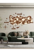 KEMSON 3d Türkiye Haritası Ahşap Puzzle Tarzı Mükemmel Bir - 2
