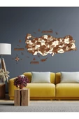 KEMSON 3d Türkiye Haritası Ahşap Puzzle Tarzı Mükemmel Bir - 4
