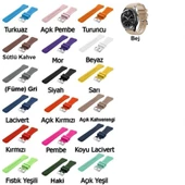 Samsung Gear S3 ve Huawei Watch Gt Gt2 Silikon Kordon Kayış - 2