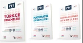 Limit Tyt Türkçe + Matematik + Sosyal Deneme Seti 3 Kitap 2024 - 1