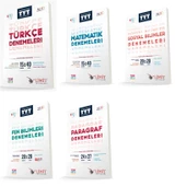 Limit Tyt Türkçe + Matematik + Sosyal + Fen + Paragraf Deneme Seti 5 Kitap 2024 - 1