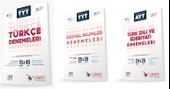 Limit Tyt Türkçe + Tyt Sosyal + Ayt Edebiyat Deneme Seti 3 Kitap 2024 - 1