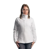 Şensel, Kadın Polar Mont, Beyaz -99E310- Cepli,Fermuarlı,Outdoor thumbnail 1