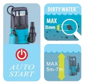 Duffmart FSP400DW Pis Su Drenaj Dalgıç Pompası thumbnail 3