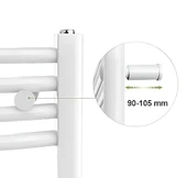 Duffmart Omnia 4/10 Beyaz Düz Havlupan Radyatör thumbnail 7