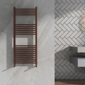 Duffmart Rainbow 6/10 Bronz Düz Havlupan Radyatör thumbnail 2