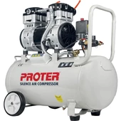 Proter 50 Lt Sessiz Yağsız Kompresör - 1
