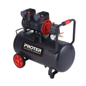 Proter 50 Lt 2 Hp Yüksek Hızlı Sessiz Yağsız Hava Kompresörü - 1