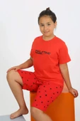 Kız Çocuk Şortlu Kısa Kol Penye Pijama Takım 20431 - 3