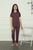 Kız Çocuk Penye Pijama Takım 20399 - 1
